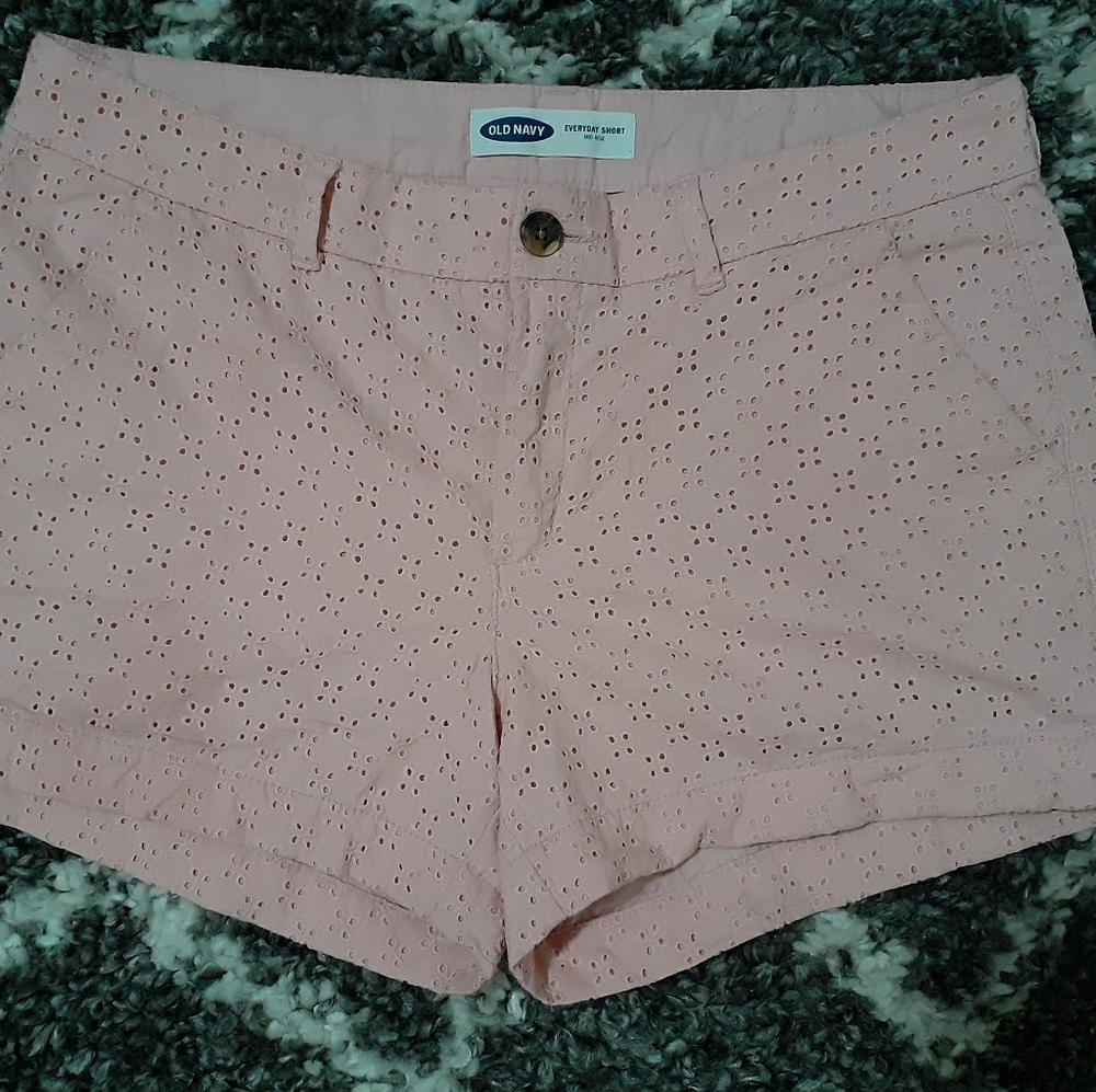 Old Navy Pink Lace Shorts